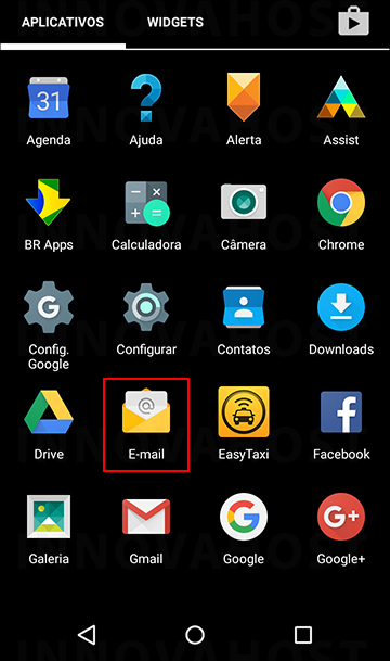 Configurar conta de email no Android