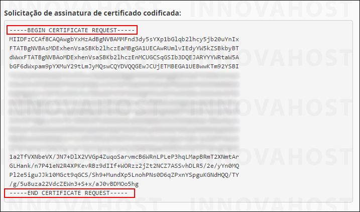Begin certificate e end certificate