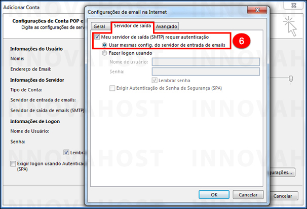 Configurar conta de email no Outlook 2013